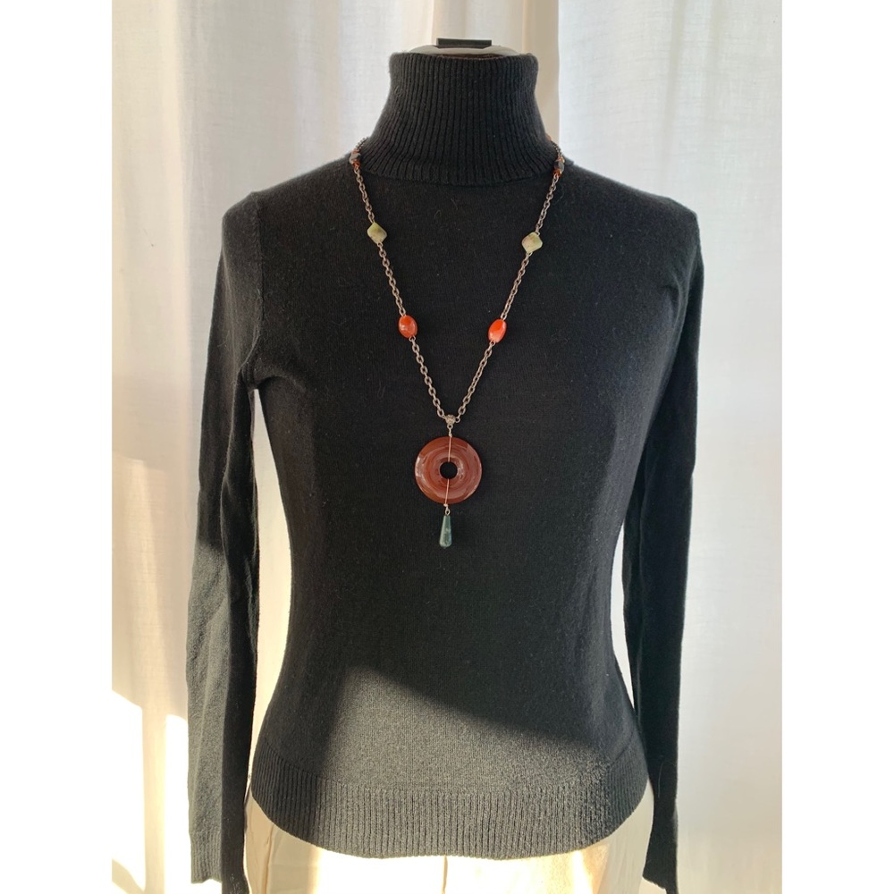 💍💫 Amber pendant necklace